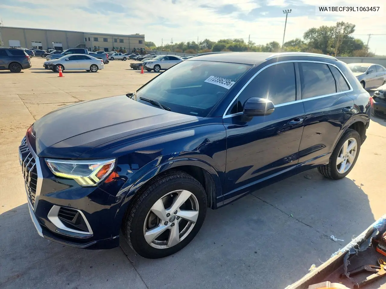 2020 Audi Q3 Premium Plus VIN WA1BECF39L1063457 фото 1