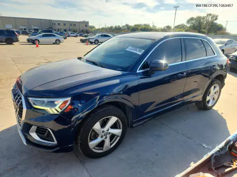 2020 Audi Q3 Premium Plus VIN WA1BECF39L1063457 фото 1