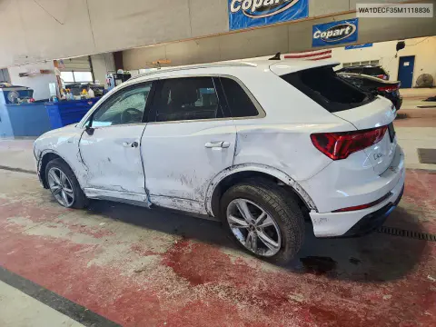 2021 Audi Q3 Premium S Line 45 VIN WA1DECF35M1118836 фото 2
