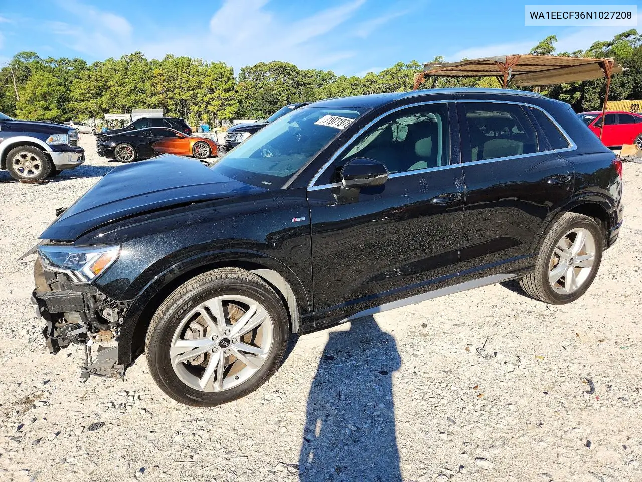2022 Audi Q3 Premium Plus S Line 45 VIN WA1EECF36N1027208 фото 1