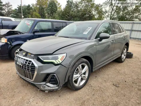 WA1EECF36P1017247 — 2023 Audi Q3, Передняя часть, фото до ремонта