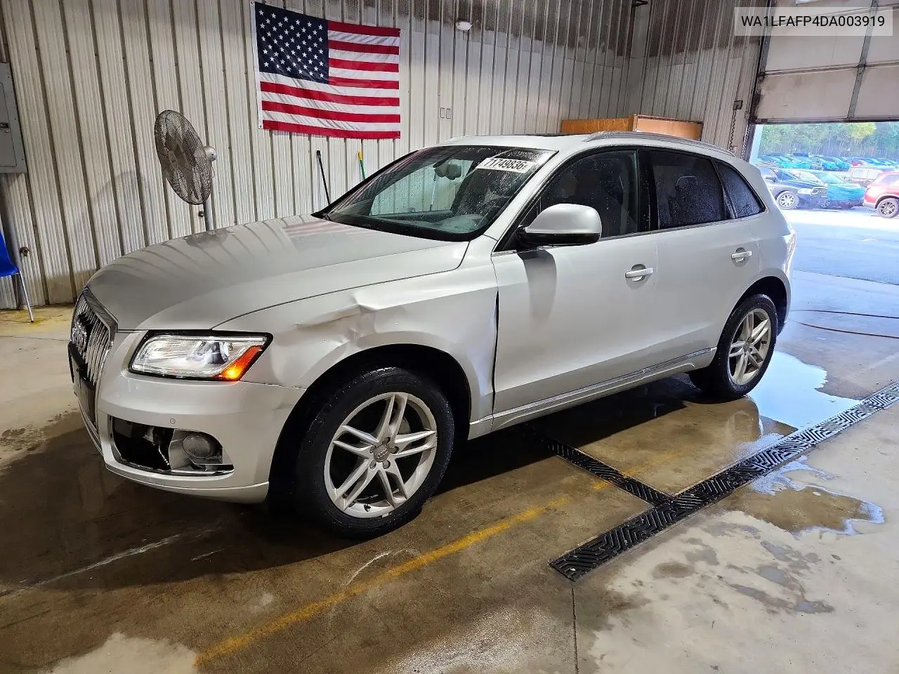 2013 Audi Q5 Premium Plus VIN WA1LFAFP4DA003919 фото 1