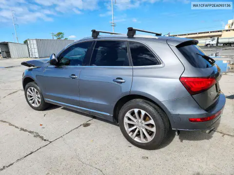 2014 Audi Q5 Premium VIN WA1CFAFP2EA093136 фото 2