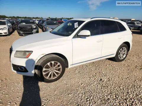 2014 Audi Q5 Premium Plus VIN WA1LFAFP2EA067524 фото 1