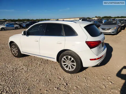 2014 Audi Q5 Premium Plus VIN WA1LFAFP2EA067524 фото 2