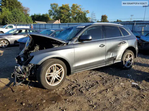 WA1DGAFP2FA102677 — 2015 Audi Q5, Передняя часть, фото до ремонта