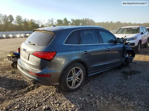 2015 Audi Q5 Premium Plus VIN WA1DGAFP2FA102677 фото 3