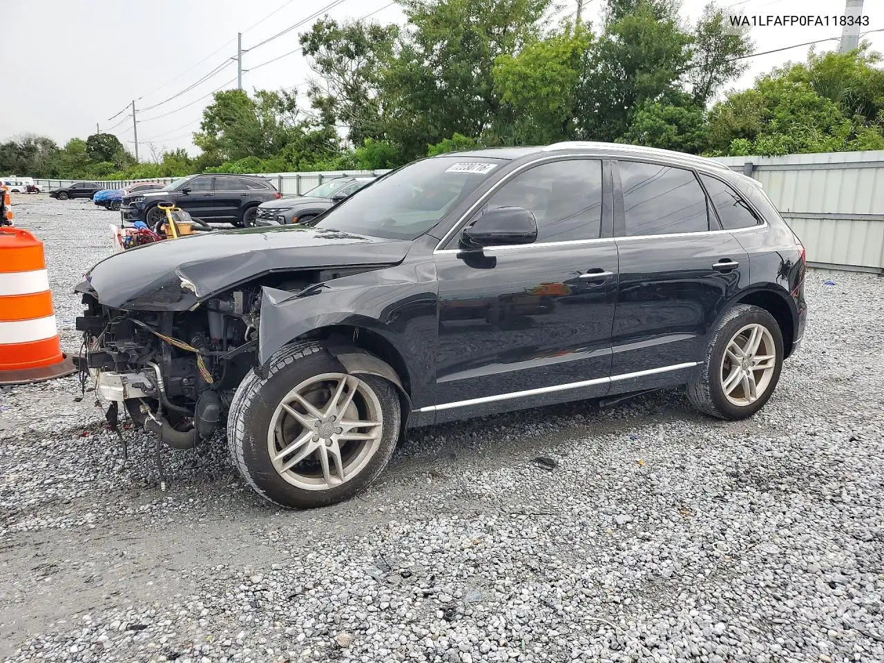 2015 Audi Q5 Premium Plus VIN WA1LFAFP0FA118343 фото 1