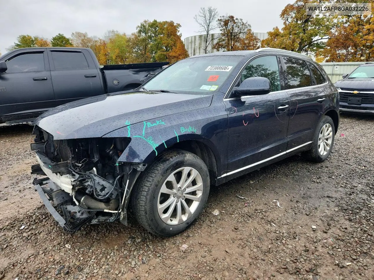 2016 Audi Q5 Premium Plus VIN WA1L2AFP8GA032226 фото 1
