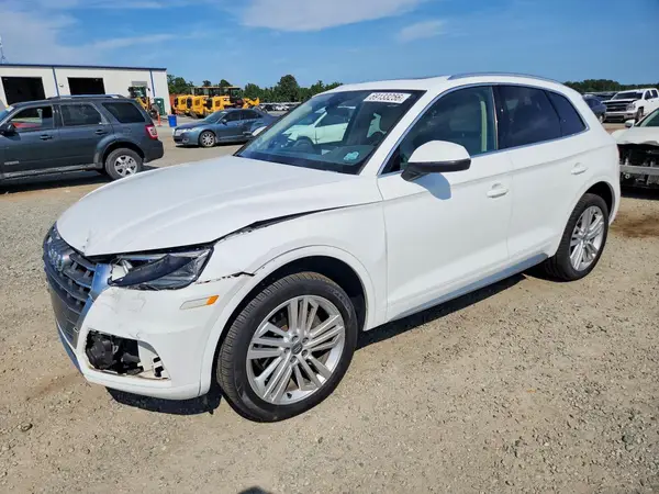WA1BNAFY0J2013635 — 2018 Audi Q5, Передняя часть (Front End), фото до ремонта