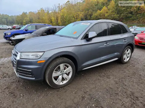 WA1ANAFY0J2017261 — 2018 Audi Q5, Подтопление, фото до ремонта