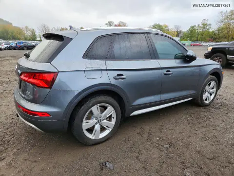 2018 Audi Q5 Premium VIN WA1ANAFY0J2017261 фото 3