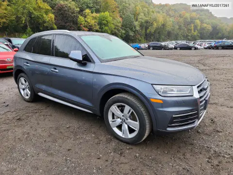 2018 Audi Q5 Premium VIN WA1ANAFY0J2017261 фото 4