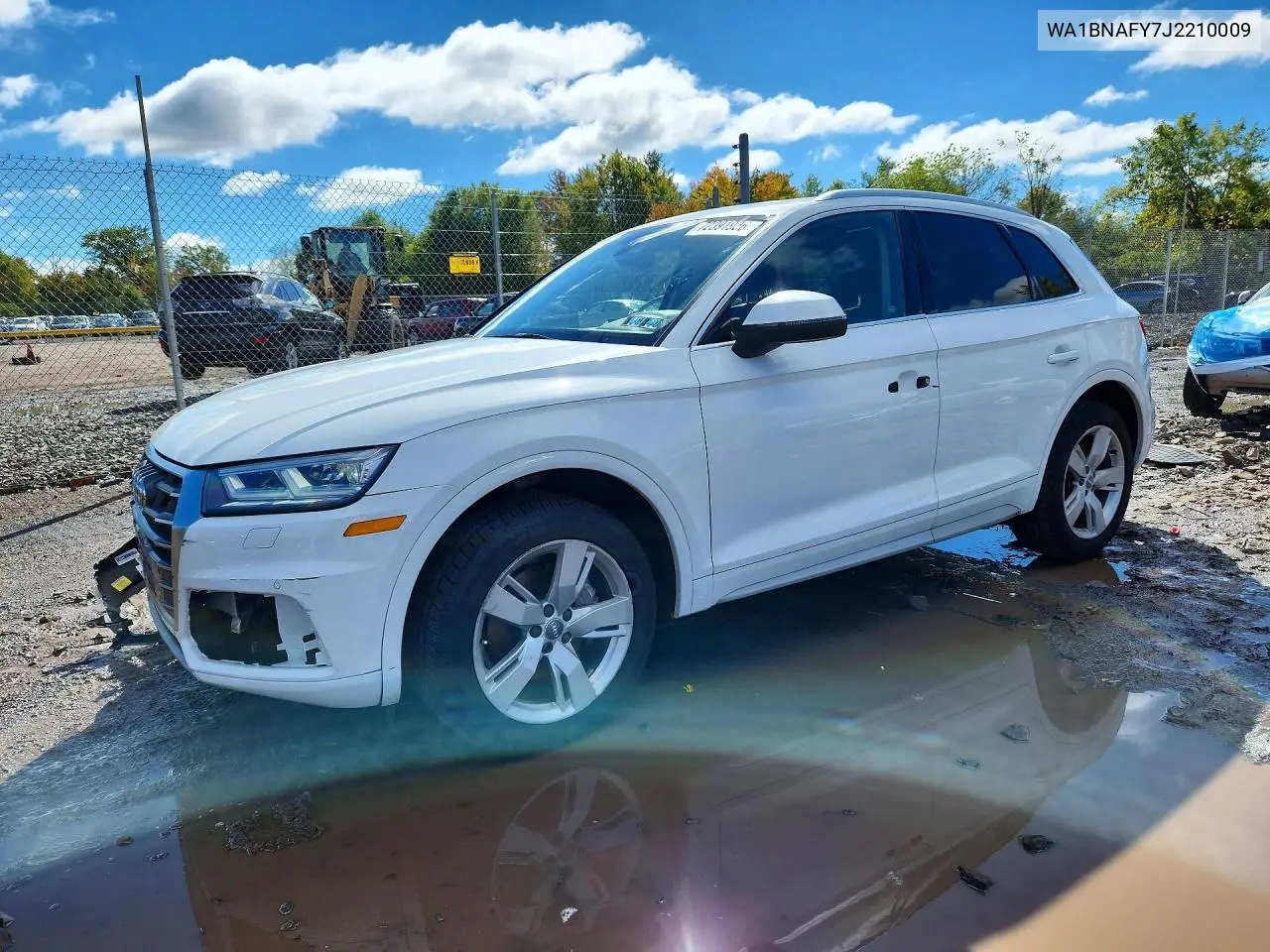 2018 Audi Q5 Premium Plus VIN WA1BNAFY7J2210009 фото 1
