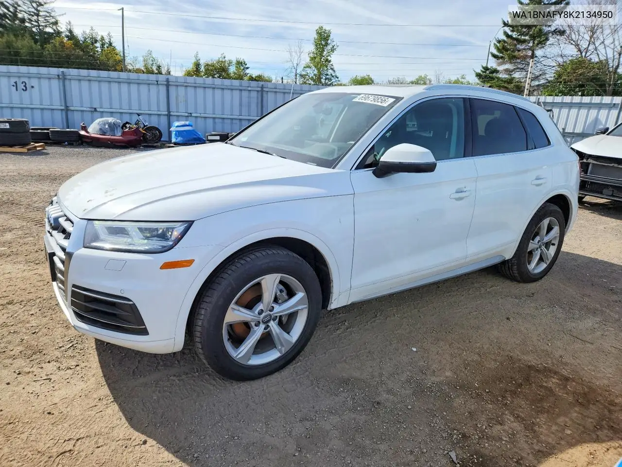 2019 Audi Q5 Premium Plus VIN WA1BNAFY8K2134950 фото 1