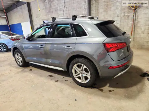 2019 Audi Q5 Premium VIN WA1ANAFY8K2042491 фото 2