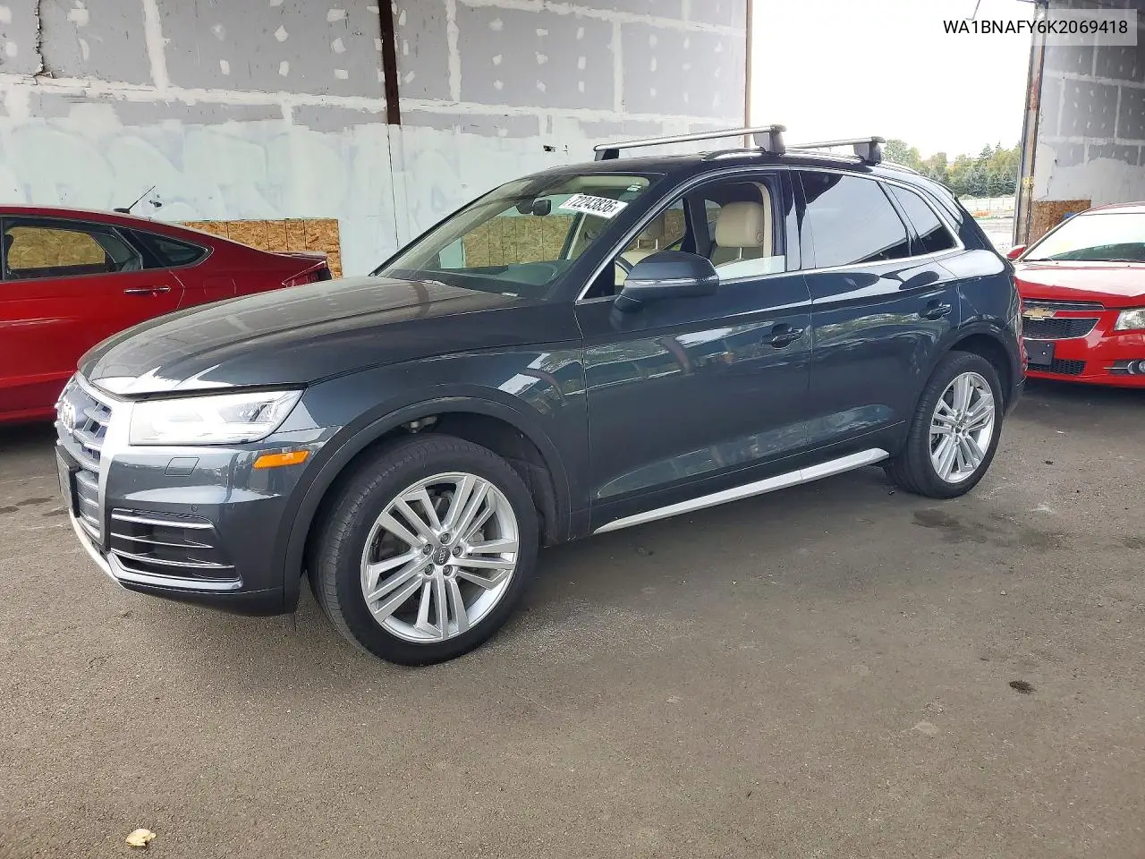 2019 Audi Q5 Premium Plus VIN WA1BNAFY6K2069418 фото 1