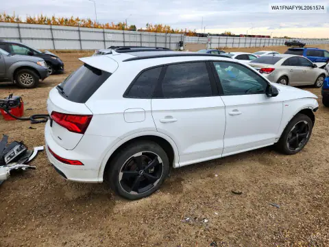 WA1FNAFY9L2061574 — 2020 Audi Q5, фото 3 с аукциона Copart 15.10.2026, Передняя часть