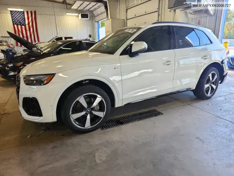 WA1FAAFYXN2006727 — 2022 Audi Q5, Задняя часть, фото до ремонта