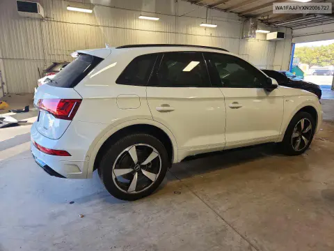 2022 Audi Q5 Prestige 45 VIN WA1FAAFYXN2006727 фото 3