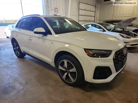 2022 Audi Q5 Prestige 45 VIN WA1FAAFYXN2006727 фото 4