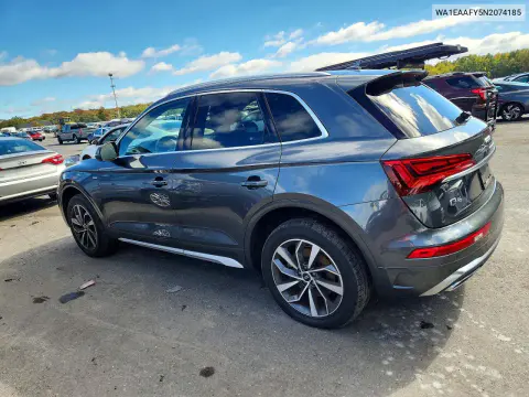 2022 Audi Q5 Premium Plus 45 VIN WA1EAAFY5N2074185 фото 2