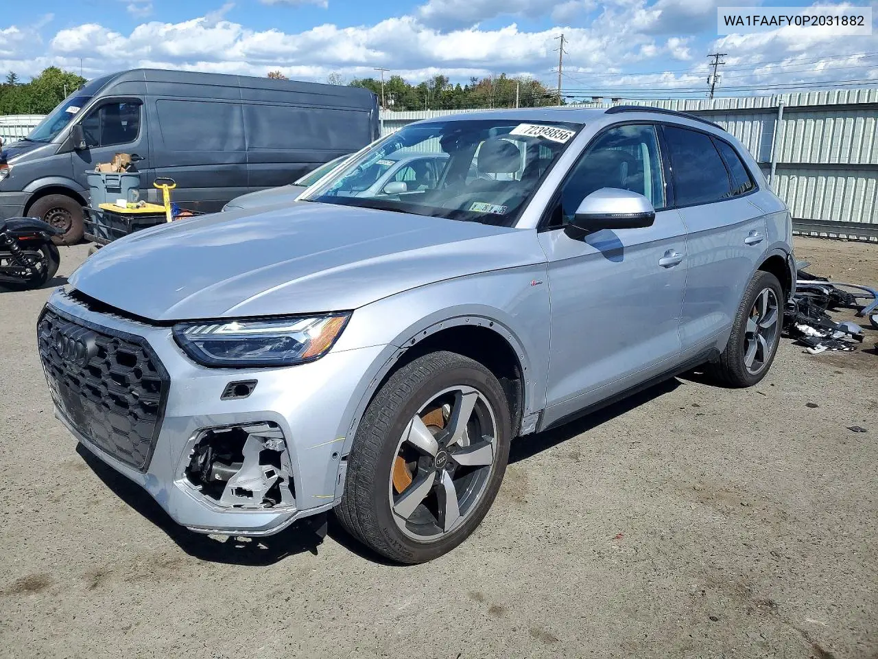 2023 Audi Q5 Prestige 45 VIN WA1FAAFY0P2031882 фото 1