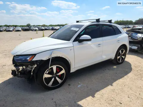 WA1EAAFY3R2040378 — 2024 Audi Q5, Передняя часть, фото до ремонта