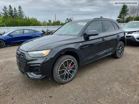 WA1FAAFY1S2012038 — 2025 Audi Q5, Передняя часть, фото до ремонта