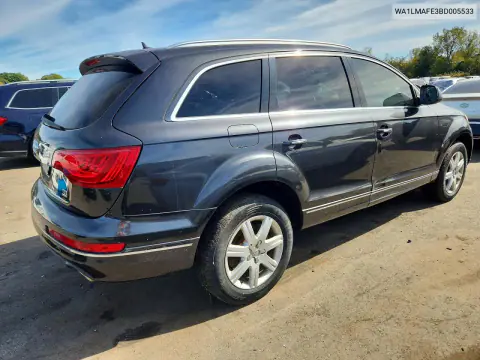 2011 Audi Q7 Premium Plus VIN WA1LMAFE3BD005533 фото 3
