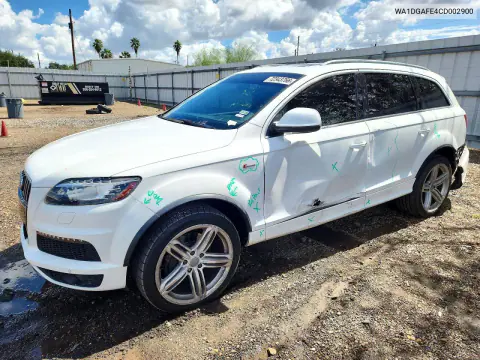 WA1DGAFE4CD002900 — 2012 Audi Q7, Сторона, фото до ремонта