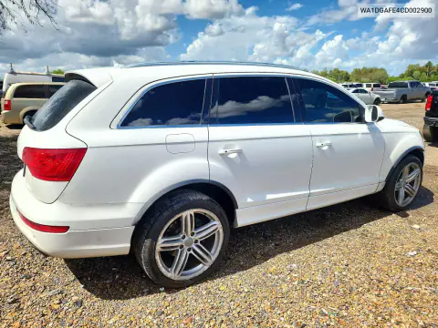 2012 Audi Q7 Prestige VIN WA1DGAFE4CD002900 фото 3