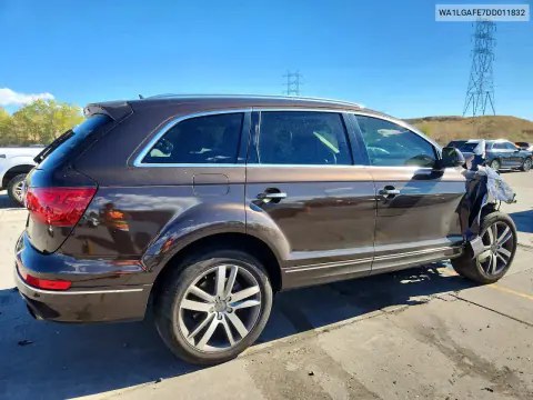 2013 Audi Q7 Premium Plus VIN WA1LGAFE7DD011832 фото 3