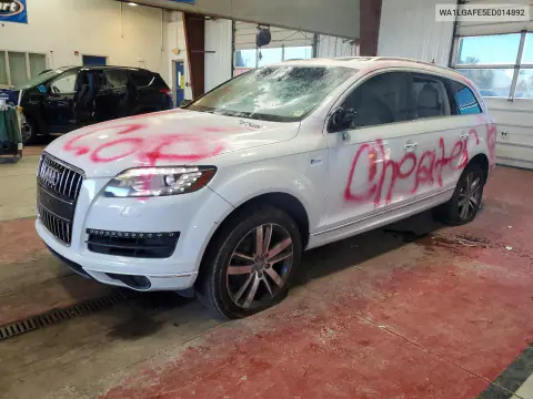 WA1LGAFE5ED014892 — 2014 Audi Q7, Вандализм, фото до ремонта