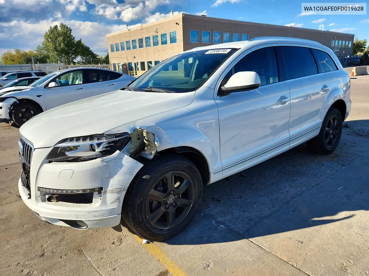 2015 Audi Q7 Premium VIN WA1CGAFE0FD019628 фото 1