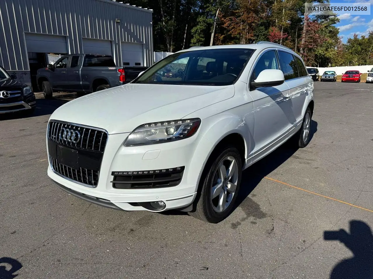 2015 Audi Q7 Premium Plus VIN WA1LGAFE6FD012568 фото 1