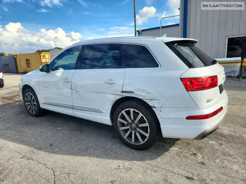 2017 Audi Q7 Premium Plus VIN WA1LAAF77HD017266 фото 2