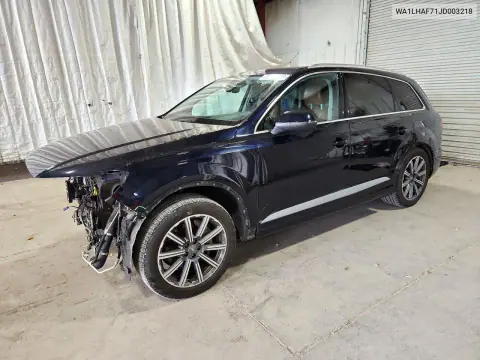 WA1LHAF71JD003218 — 2018 Audi Q7, Передняя часть, фото до ремонта