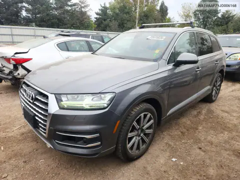 WA1VAAF79JD006168 — 2018 Audi Q7, Мелкие вмятины и царапины, фото до ремонта