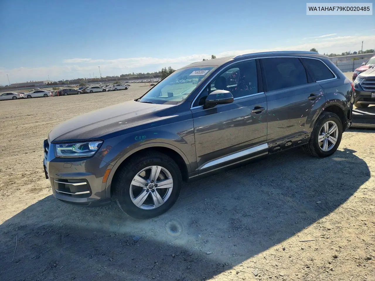 2019 Audi Q7 Premium VIN WA1AHAF79KD020485 фото 1