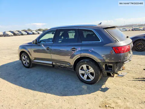 2019 Audi Q7 Premium VIN WA1AHAF79KD020485 фото 2