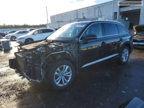WA1LAAF78KD044998 — 2019 Audi Q7, Передняя часть, фото до ремонта