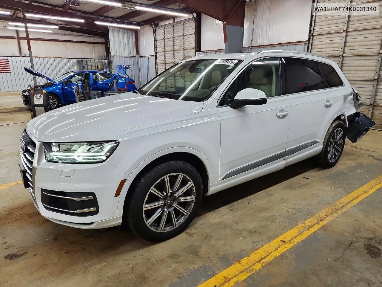 2019 Audi Q7 Premium Plus VIN WA1LHAF74KD031340 фото 1