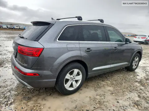 2019 Audi Q7 Premium Plus VIN WA1LHAF79KD038543 фото 3