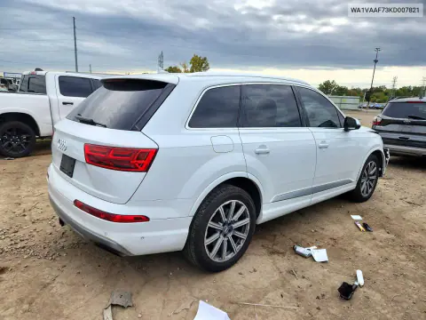 2019 Audi Q7 Prestige VIN WA1VAAF73KD007821 фото 3