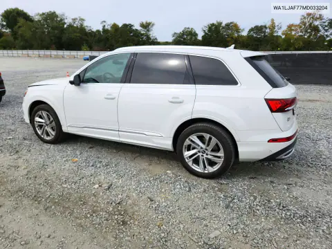 2021 Audi Q7 Premium Plus VIN WA1LJAF77MD033204 фото 2