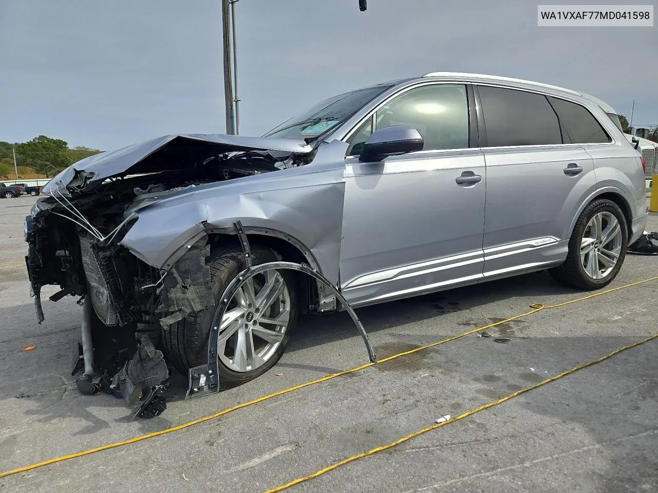 2021 Audi Q7 Prestige VIN WA1VXAF77MD041598 фото 1