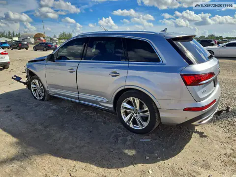 2022 Audi Q7 Premium Plus VIN WA1LXBF72ND011956 фото 2