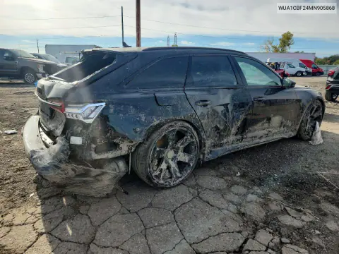 2021 Audi Rs6 VIN WUA1CBF24MN905868 фото 3