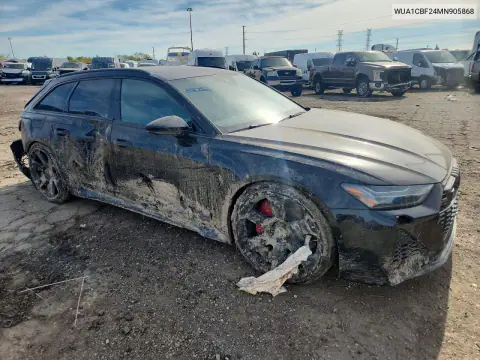 2021 Audi Rs6 VIN WUA1CBF24MN905868 фото 4
